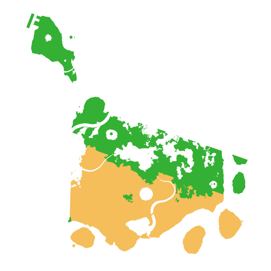 Biome Rust Map: Procedural Map, Size: 3650, Seed: 55954281