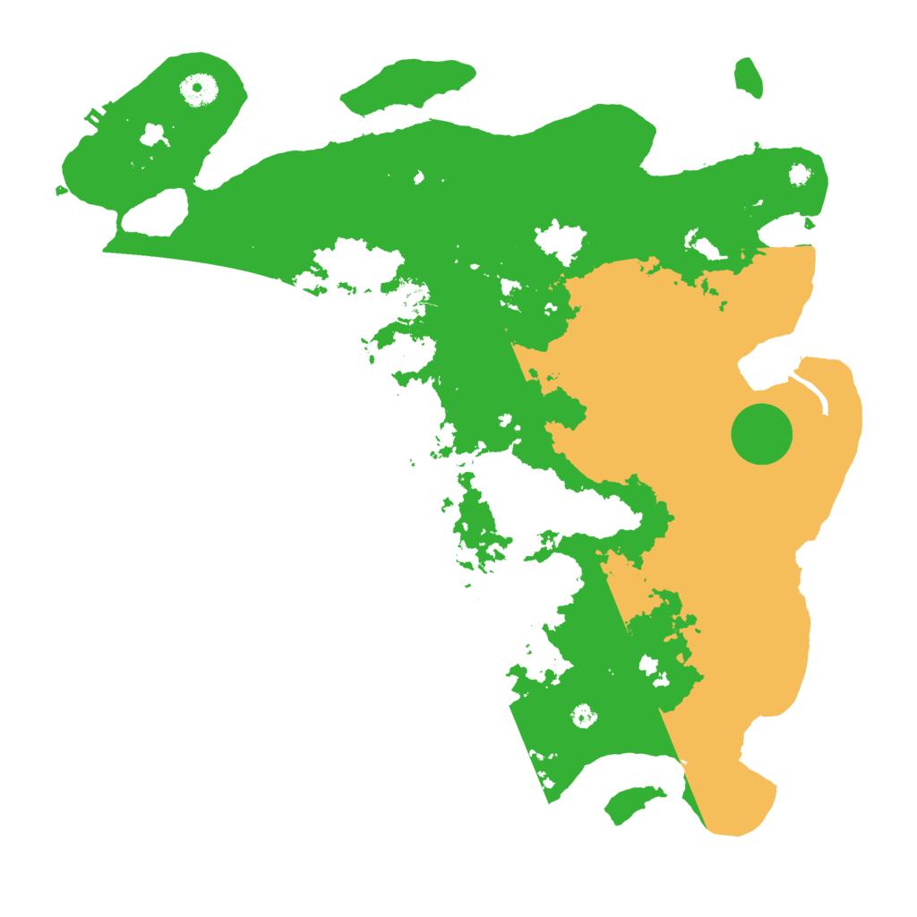 Biome Rust Map: Procedural Map, Size: 3950, Seed: 17306092