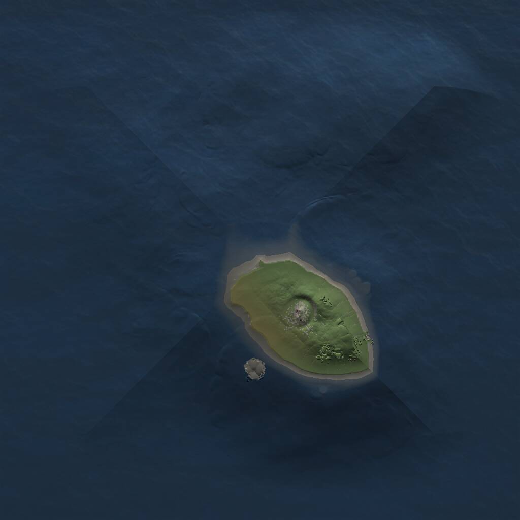 Rust Map: Procedural Map, Size: 1000, Seed: 1538542943, 1 Monuments