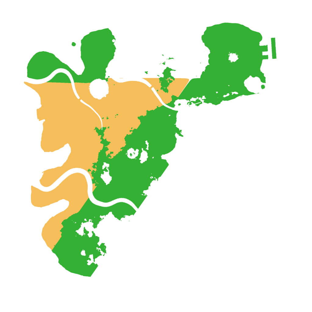 Biome Rust Map: Procedural Map, Size: 3000, Seed: 13352
