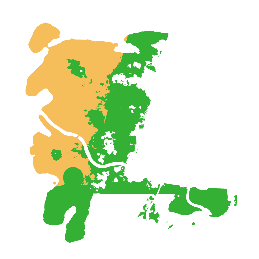 Biome Rust Map: Procedural Map, Size: 3500, Seed: 66709064