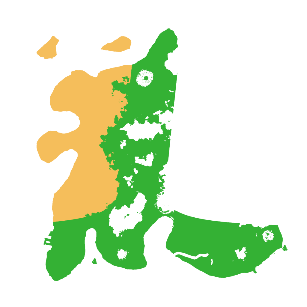 Biome Rust Map: Procedural Map, Size: 2800, Seed: 51566