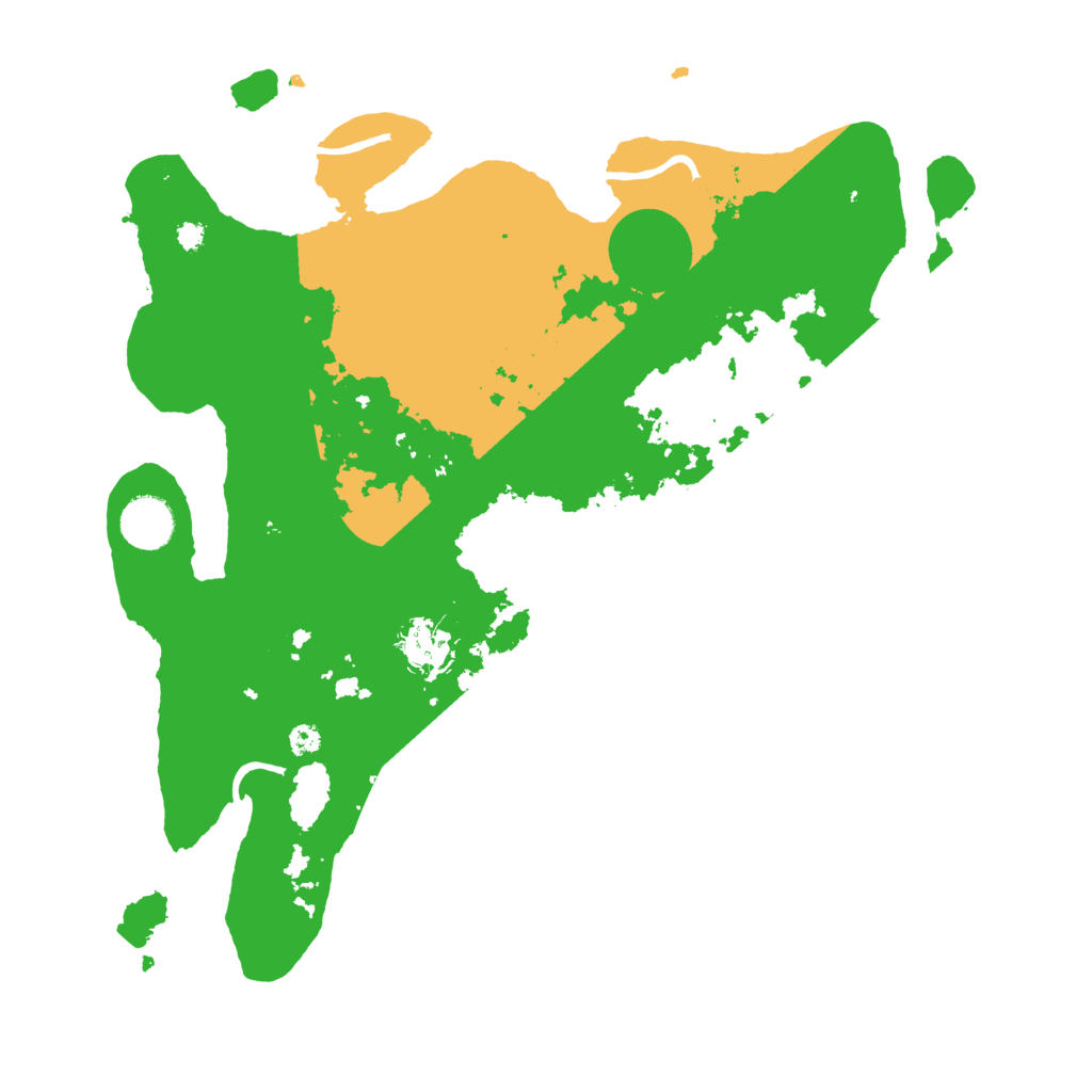 Biome Rust Map: Procedural Map, Size: 3600, Seed: 31087351