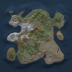 Thumbnail Rust Map: Procedural Map, Size: 2600, Seed: 1244260524, 13 Monuments