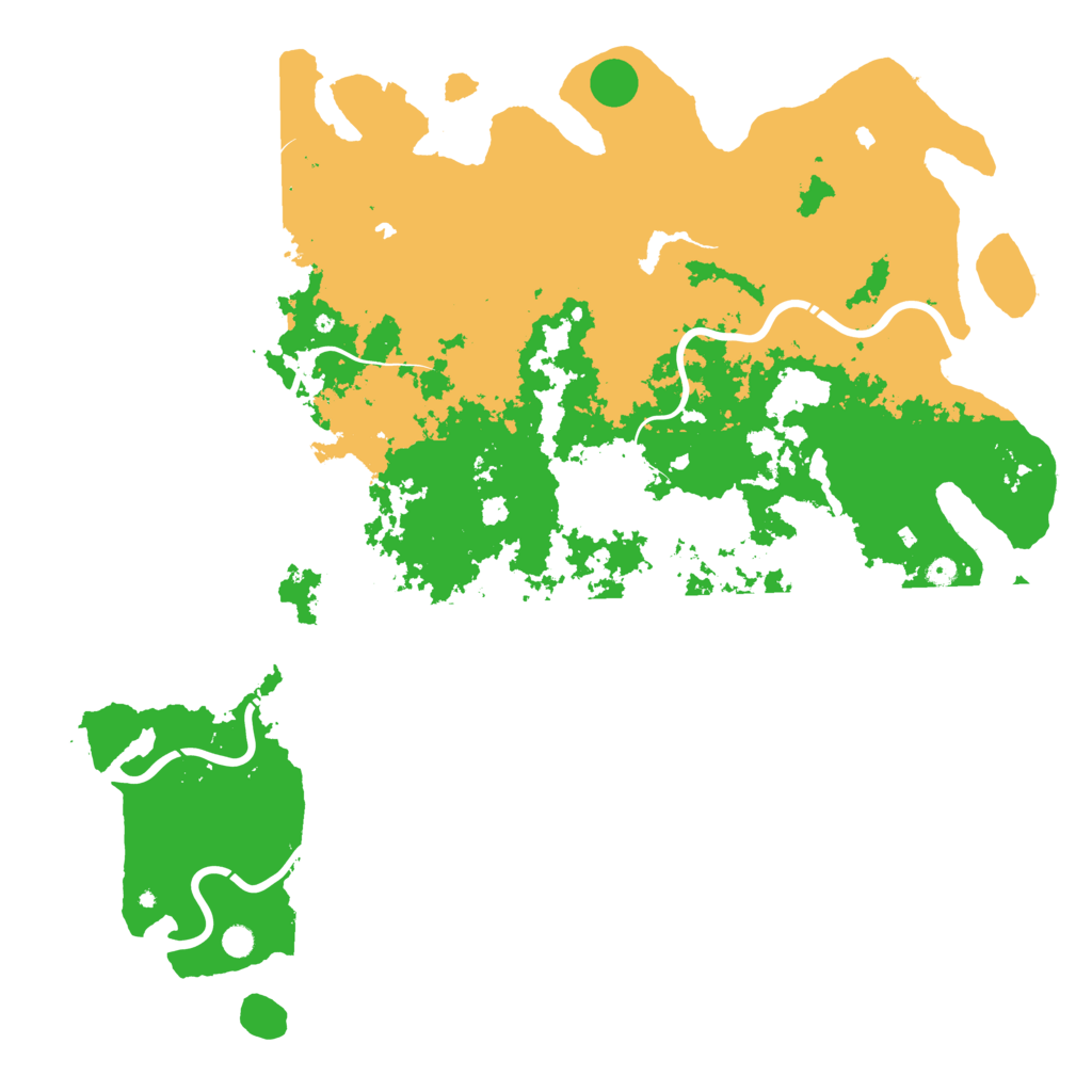 Biome Rust Map: Procedural Map, Size: 6000, Seed: 71178033