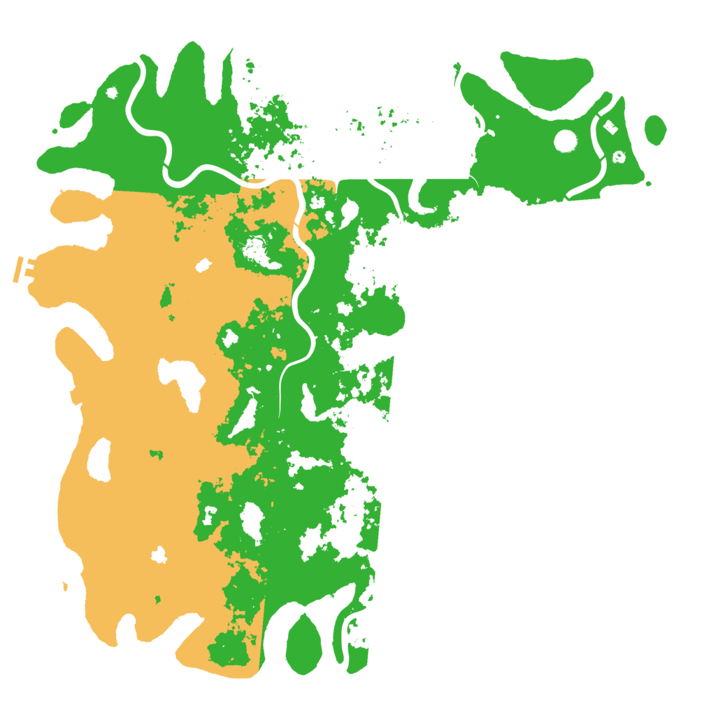 Biome Rust Map: Procedural Map, Size: 5500, Seed: 51481990