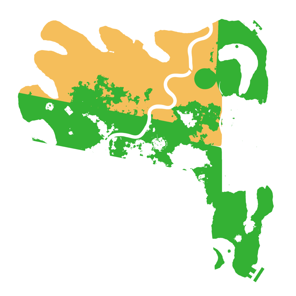 Biome Rust Map: Procedural Map, Size: 3750, Seed: 37356396