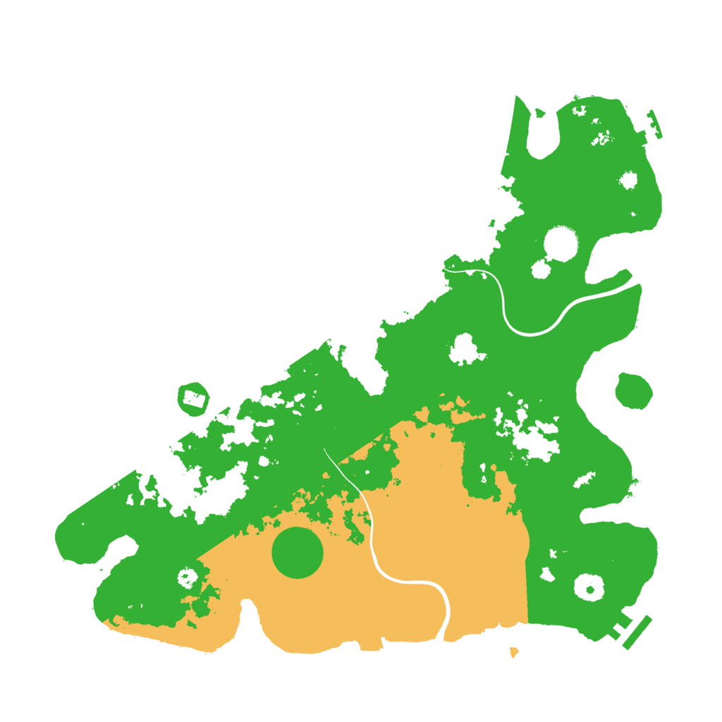 Biome Rust Map: Procedural Map, Size: 3700, Seed: 62049764