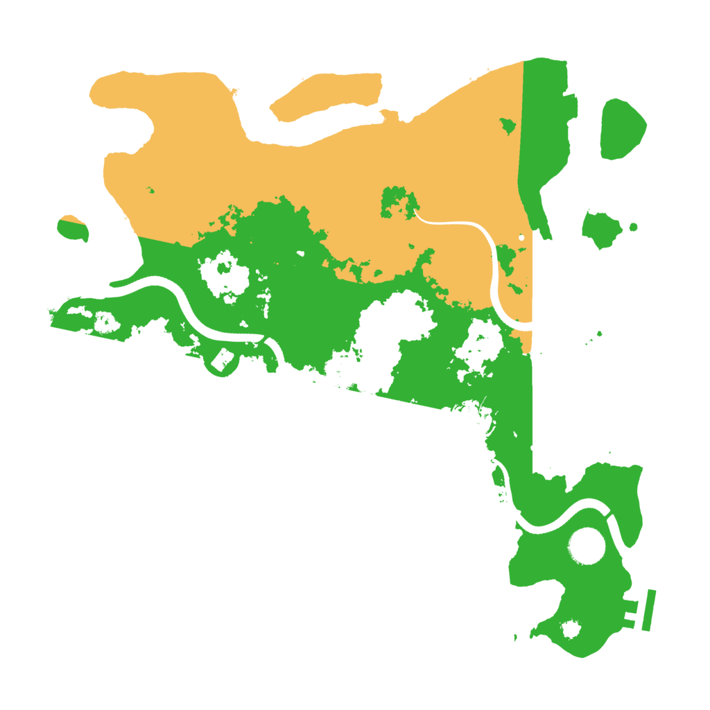 Biome Rust Map: Procedural Map, Size: 3450, Seed: 77312970