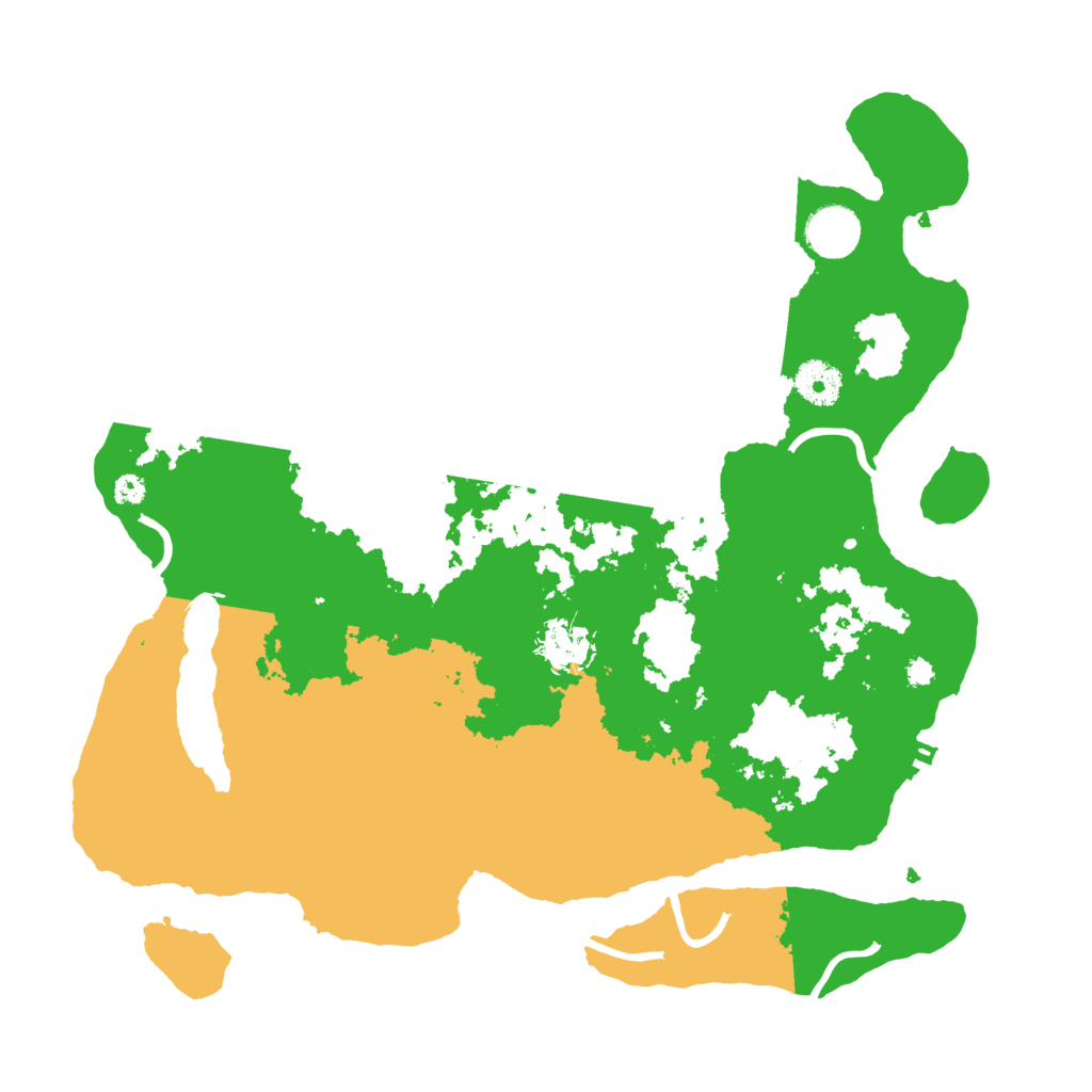 Biome Rust Map: Procedural Map, Size: 3600, Seed: 98023756