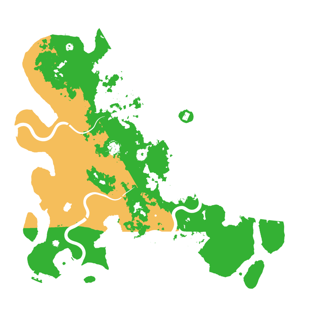Biome Rust Map: Procedural Map, Size: 4100, Seed: 91683301
