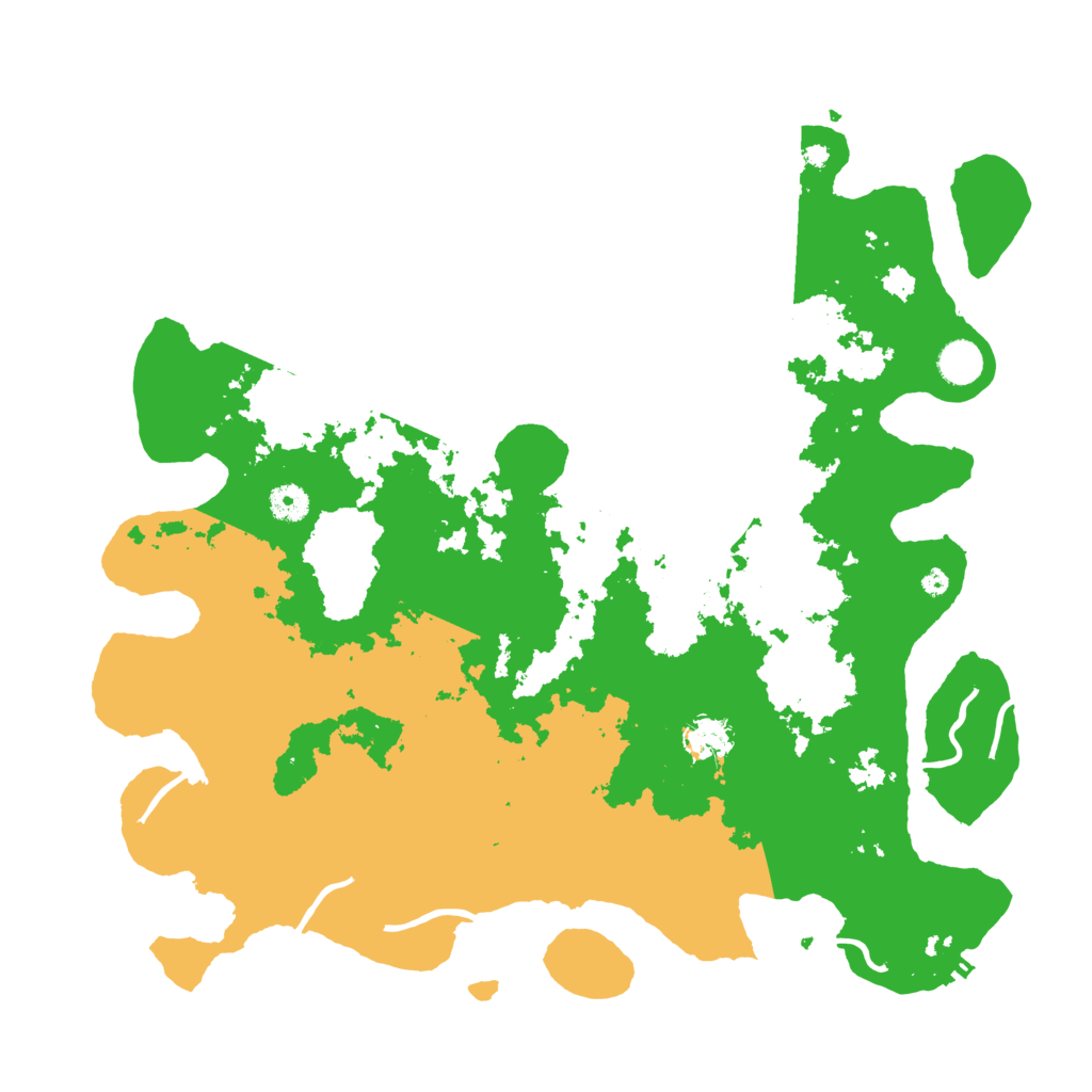Biome Rust Map: Procedural Map, Size: 4300, Seed: 76028265