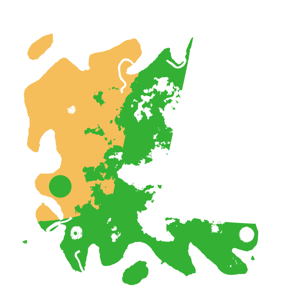 Biome Rust Map: Procedural Map, Size: 3600, Seed: 64366000