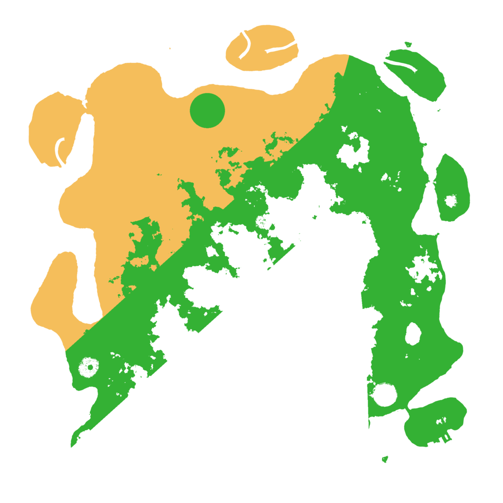 Biome Rust Map: Procedural Map, Size: 3800, Seed: 3019690