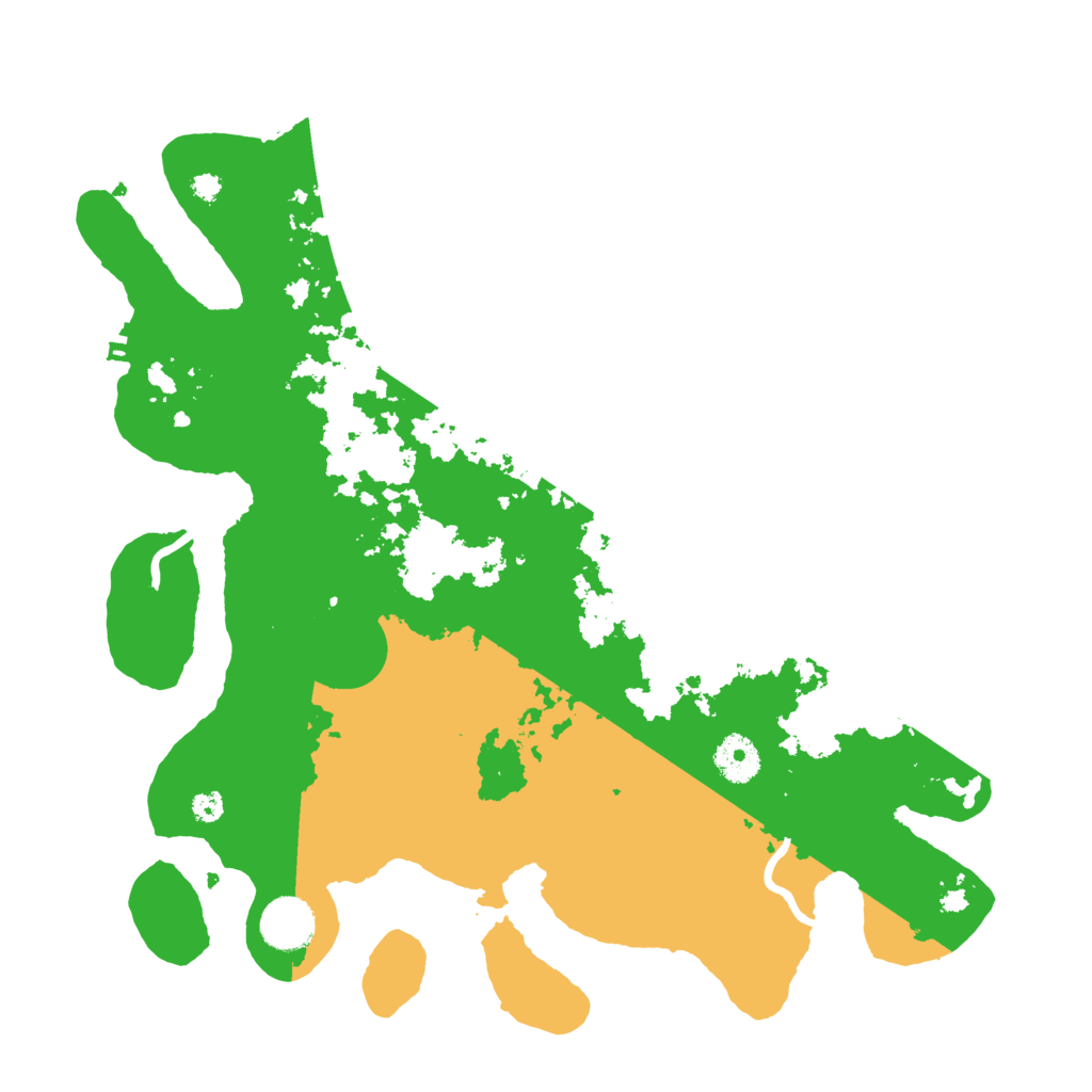Biome Rust Map: Procedural Map, Size: 3600, Seed: 29008366
