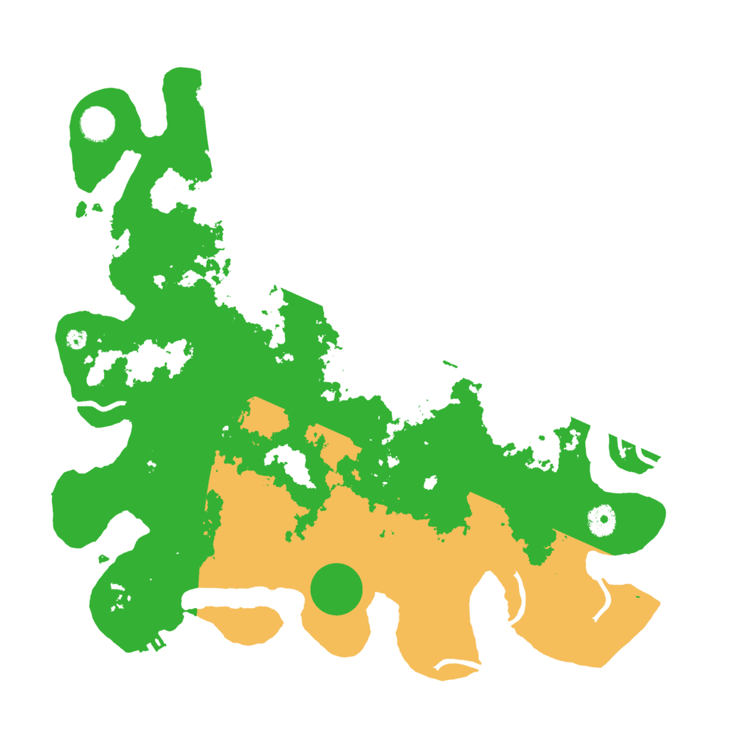 Biome Rust Map: Procedural Map, Size: 3700, Seed: 64665996