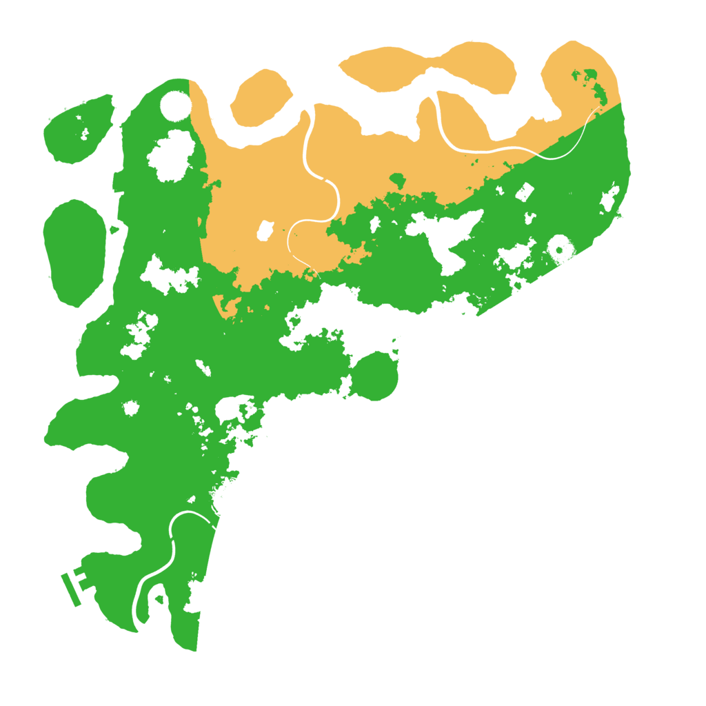 Biome Rust Map: Procedural Map, Size: 4100, Seed: 64894133