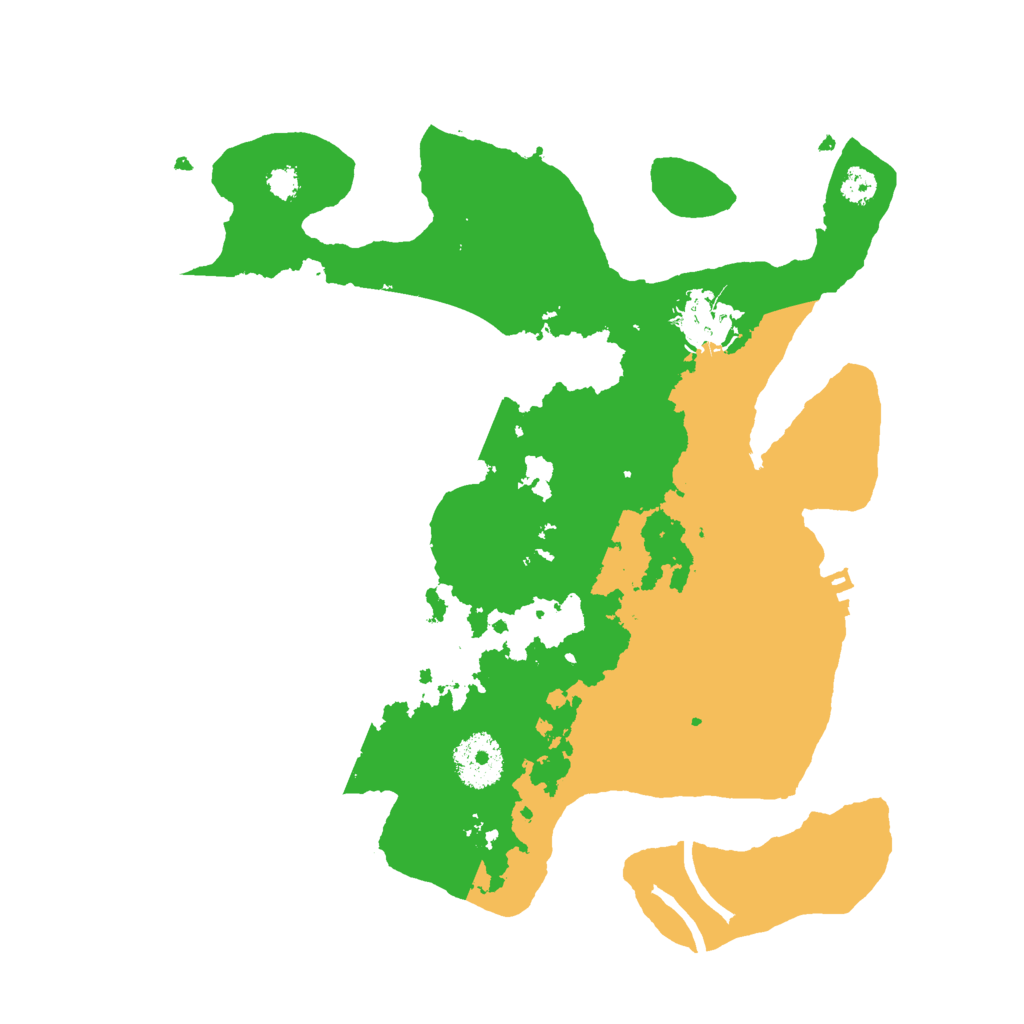Biome Rust Map: Procedural Map, Size: 3000, Seed: 29309