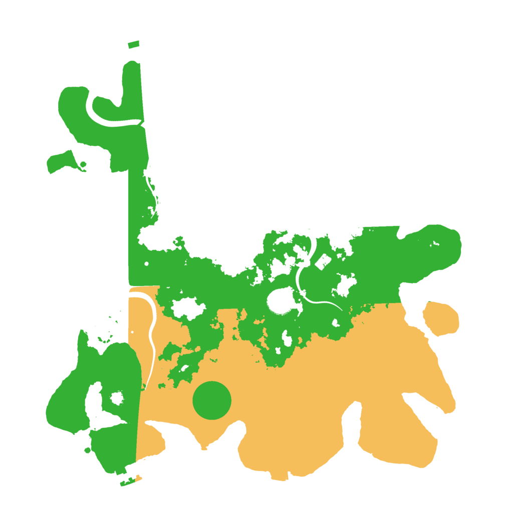 Biome Rust Map: Procedural Map, Size: 3500, Seed: 911026066