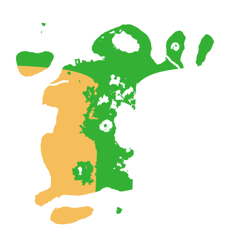 Biome Rust Map: Procedural Map, Size: 3000, Seed: 28055