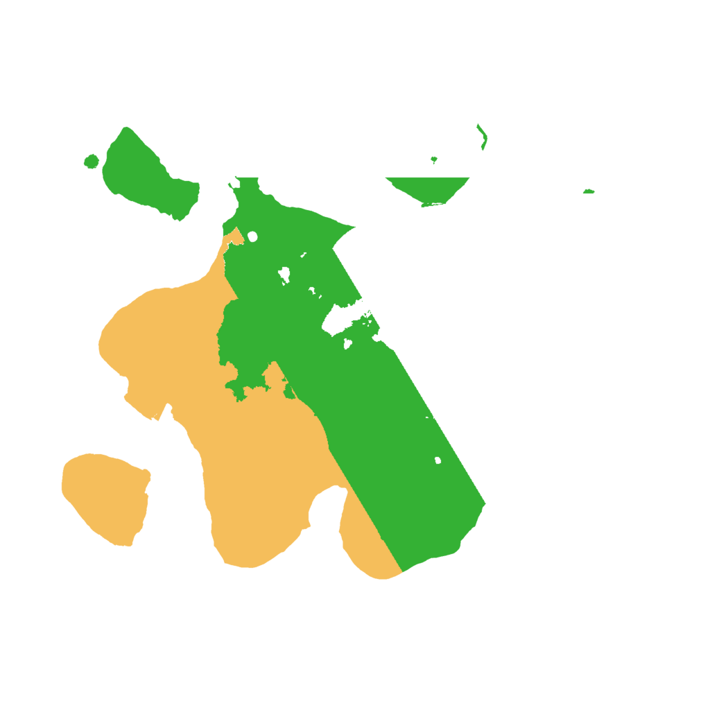 Biome Rust Map: Procedural Map, Size: 2000, Seed: 2134334812