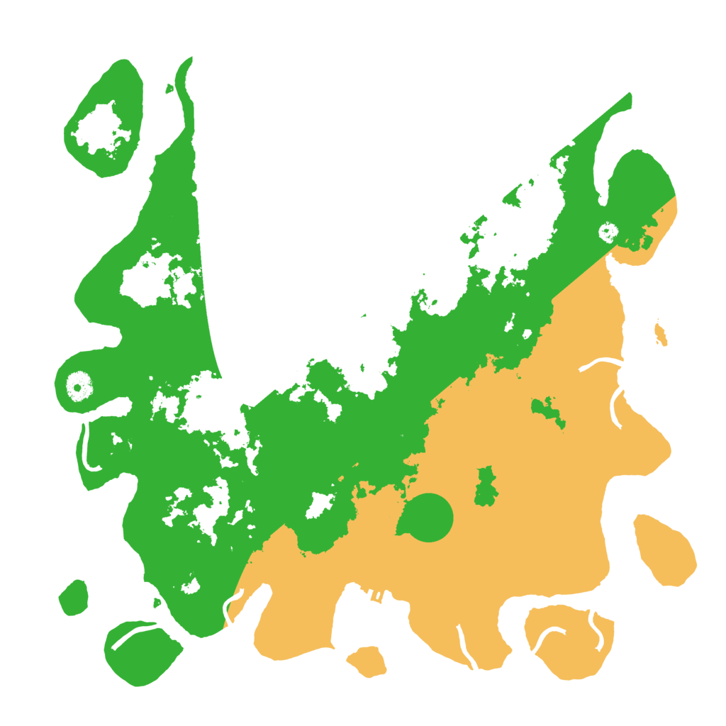 Biome Rust Map: Procedural Map, Size: 3900, Seed: 5586439