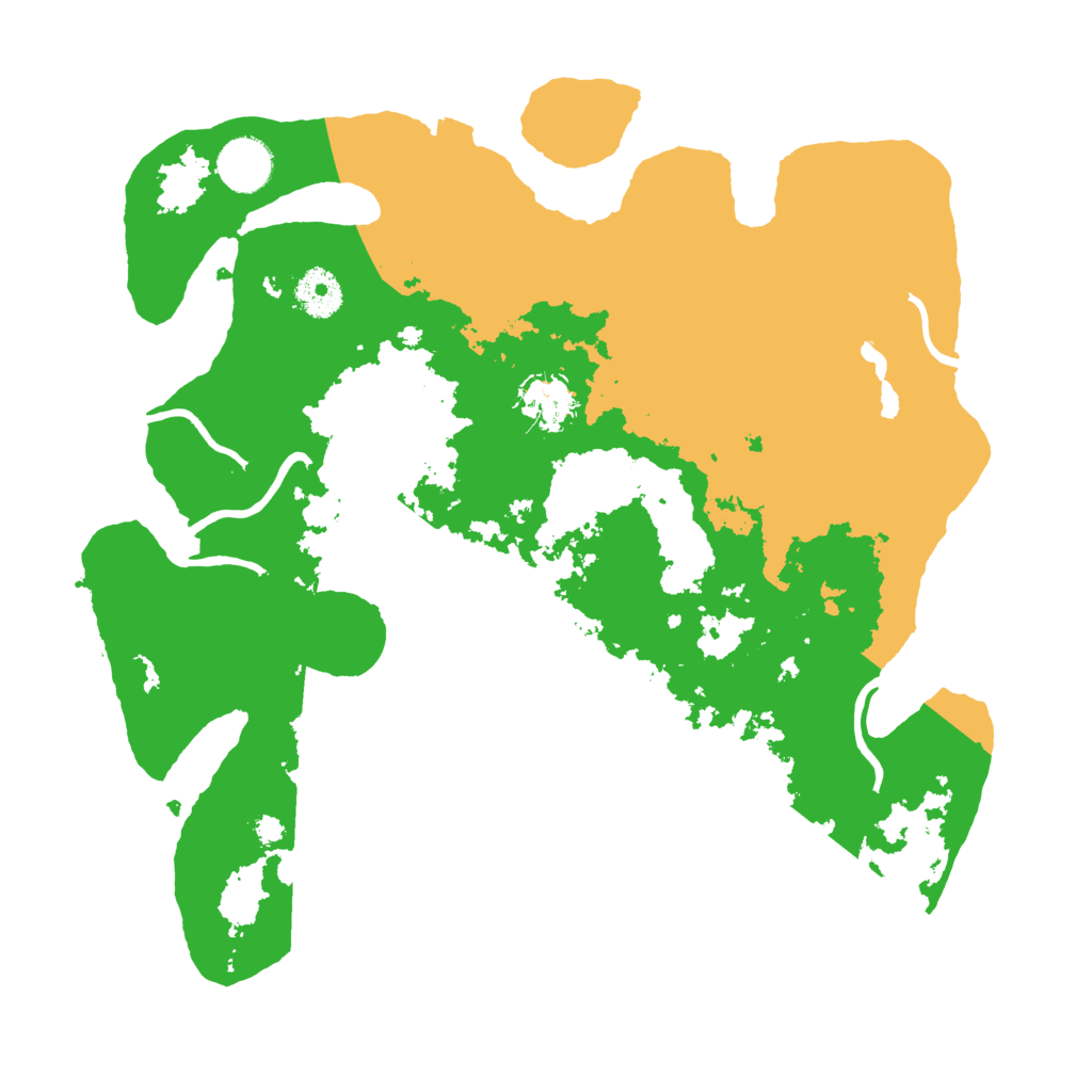 Biome Rust Map: Procedural Map, Size: 3500, Seed: 227659698