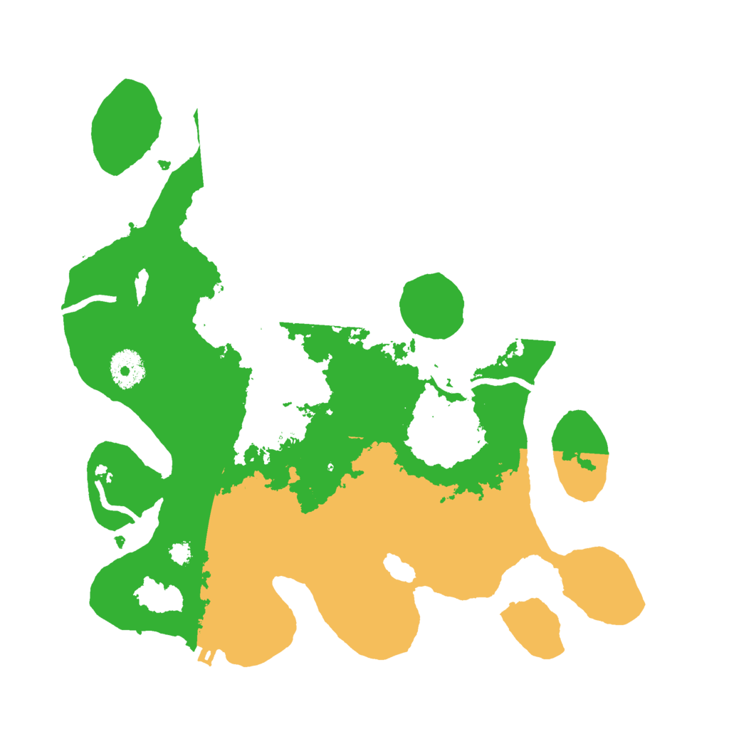 Biome Rust Map: Procedural Map, Size: 3050, Seed: 5076