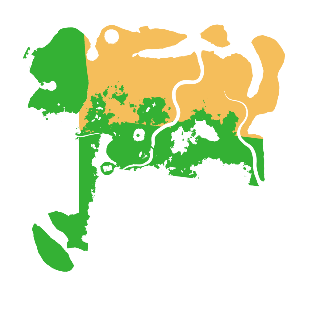 Biome Rust Map: Procedural Map, Size: 3850, Seed: 56158349