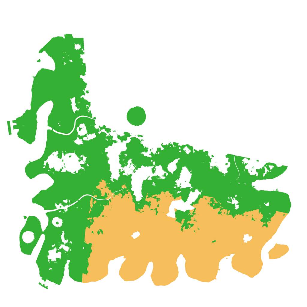 Biome Rust Map: Procedural Map, Size: 4500, Seed: 21246