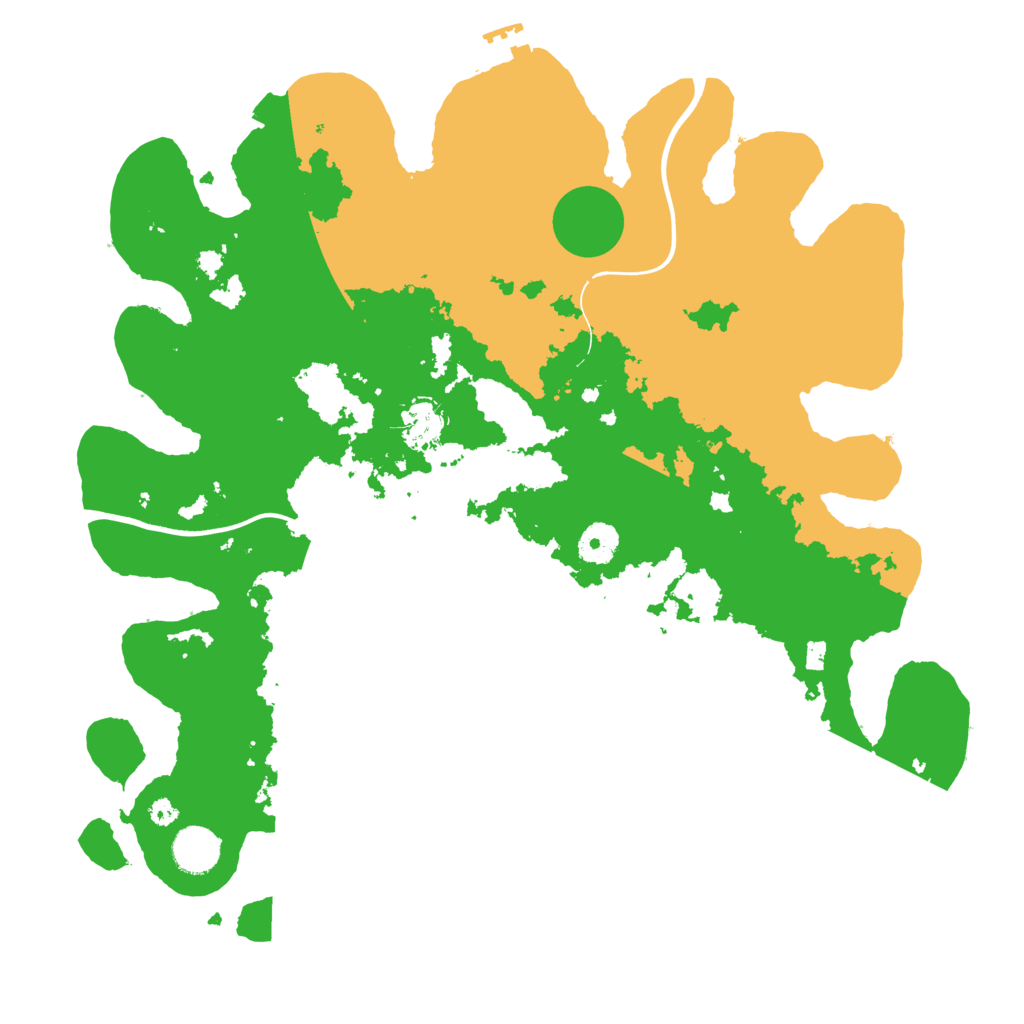 Biome Rust Map: Procedural Map, Size: 3800, Seed: 1133884235