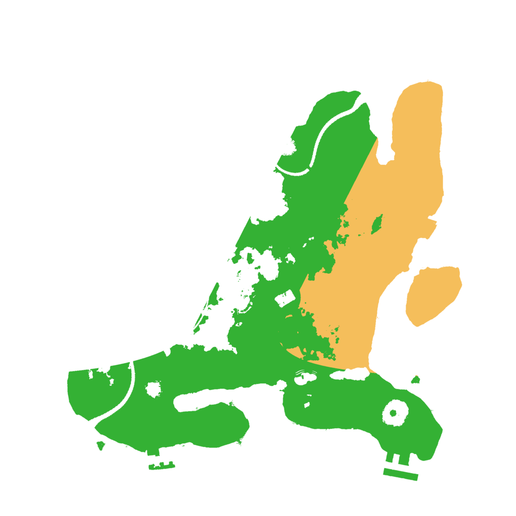 Biome Rust Map: Procedural Map, Size: 3000, Seed: 1458210064