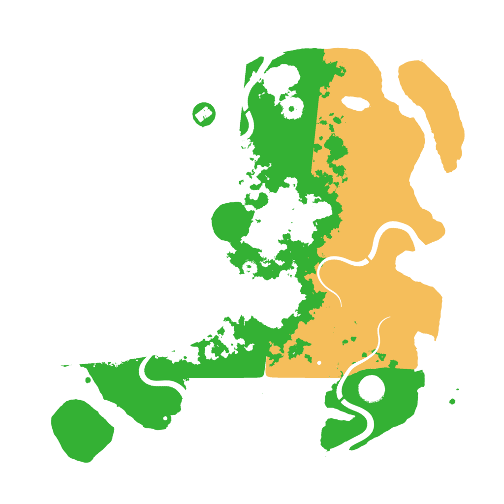 Biome Rust Map: Procedural Map, Size: 3500, Seed: 1697530477