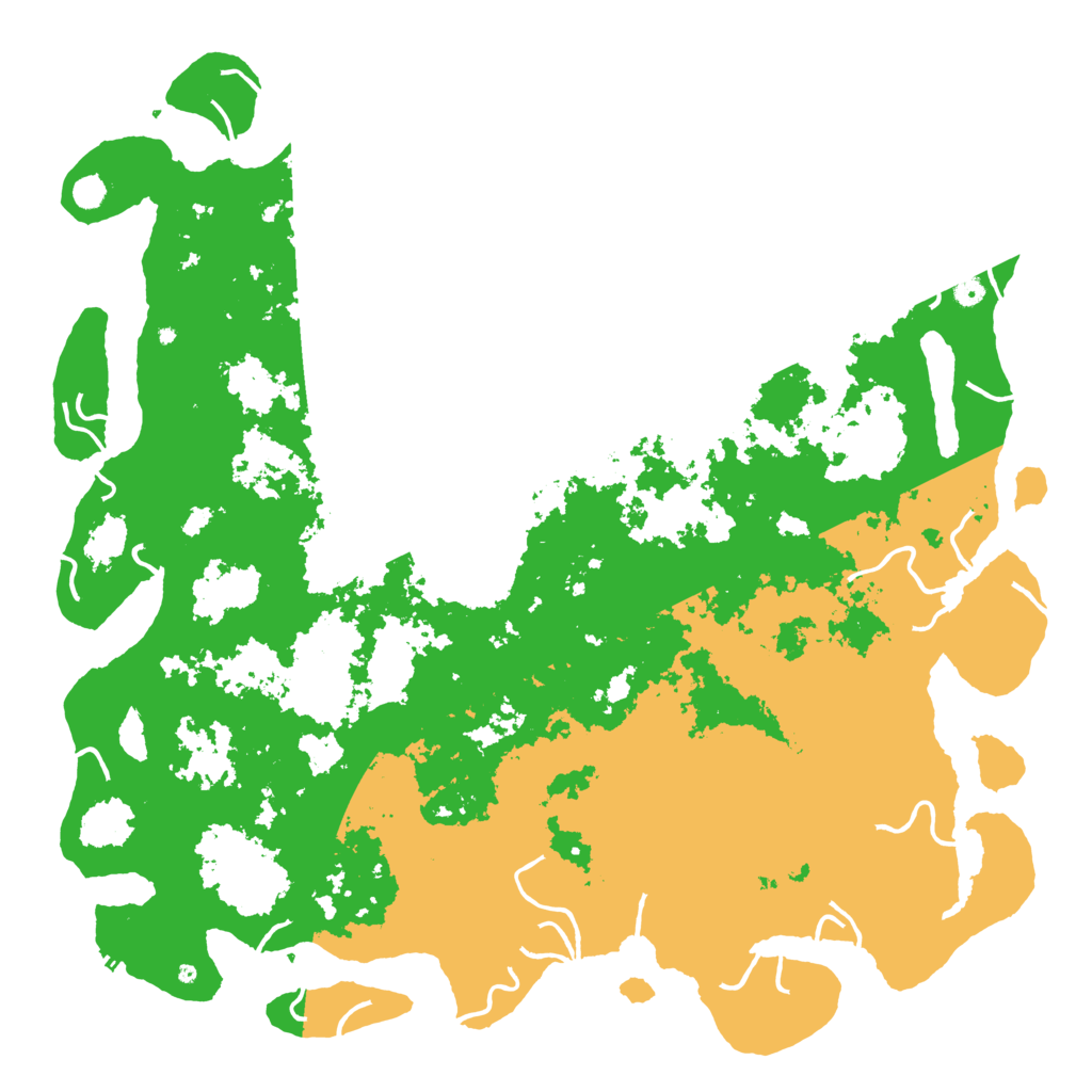 Biome Rust Map: Procedural Map, Size: 6000, Seed: 1069929705