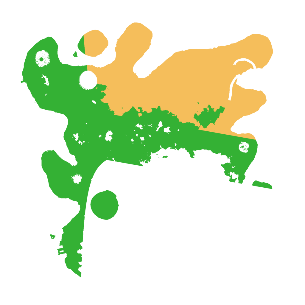 Biome Rust Map: Procedural Map, Size: 3000, Seed: 206970092