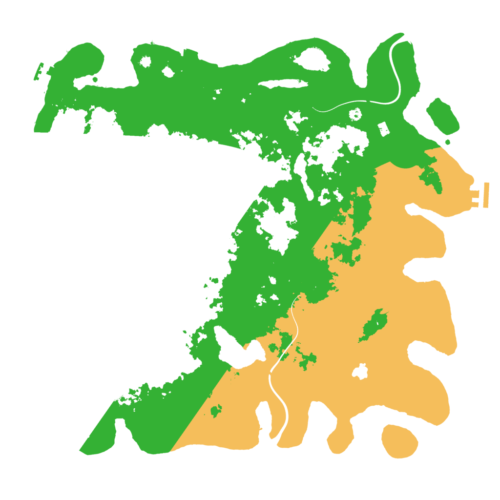 Biome Rust Map: Procedural Map, Size: 4000, Seed: 5390753