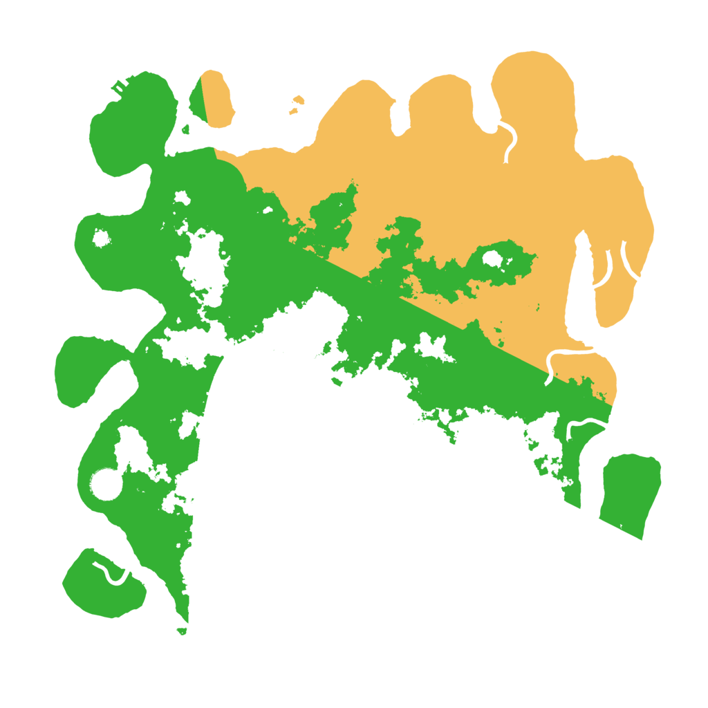 Biome Rust Map: Procedural Map, Size: 3850, Seed: 8197150
