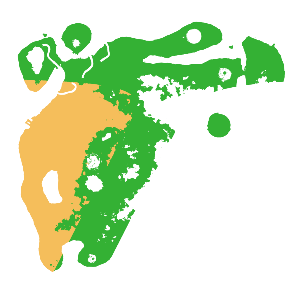 Biome Rust Map: Procedural Map, Size: 3600, Seed: 82629495