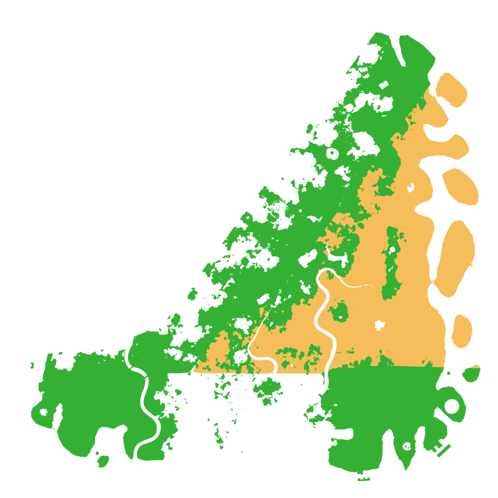 Biome Rust Map: Procedural Map, Size: 6000, Seed: 231231231