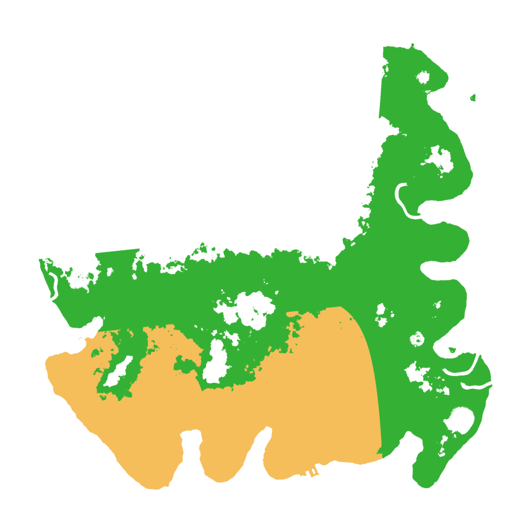 Biome Rust Map: Procedural Map, Size: 3850, Seed: 27841607