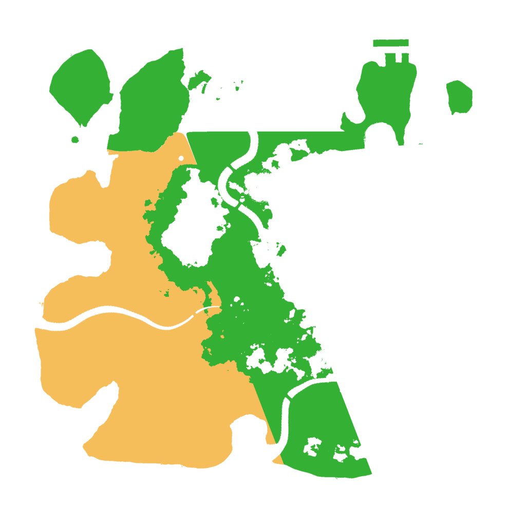 Biome Rust Map: Procedural Map, Size: 3000, Seed: 1646289085