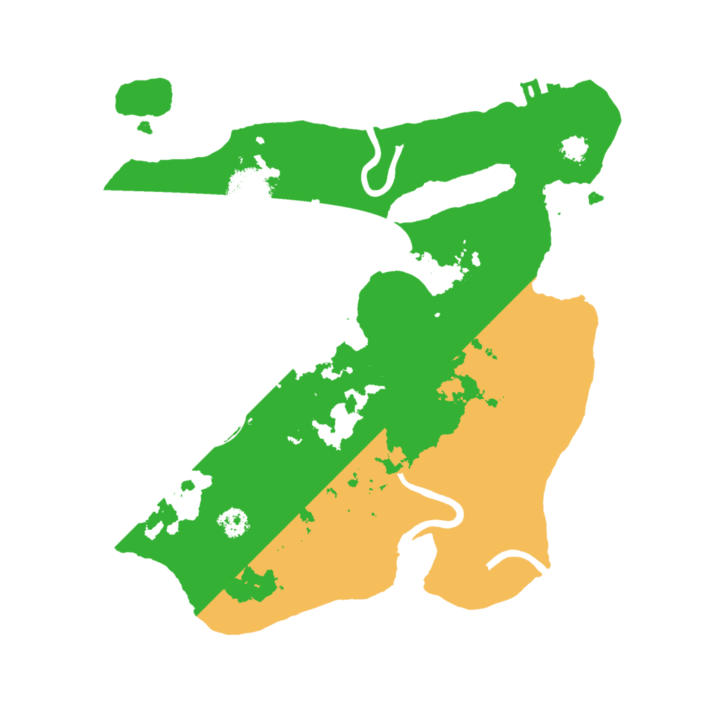 Biome Rust Map: Procedural Map, Size: 2500, Seed: 65775853