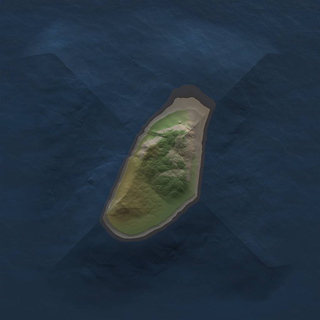 Rust Map: Barren, Size: 1000, Seed: 21521, 2 Monuments