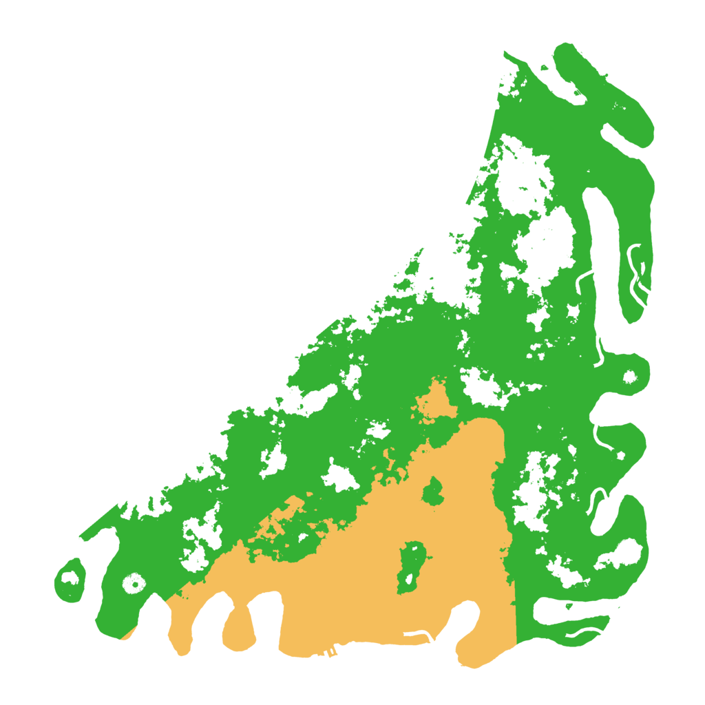 Biome Rust Map: Procedural Map, Size: 5000, Seed: 388301671