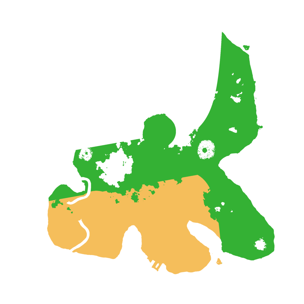 Biome Rust Map: Procedural Map, Size: 2500, Seed: 937973481