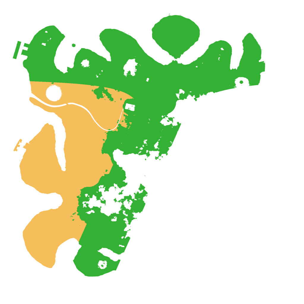 Biome Rust Map: Procedural Map, Size: 3400, Seed: 24783890
