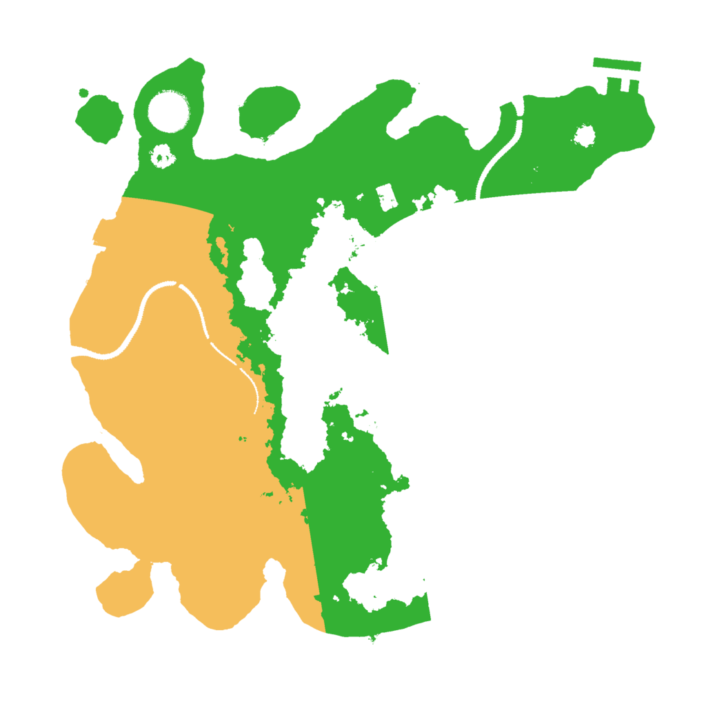 Biome Rust Map: Procedural Map, Size: 3000, Seed: 595701911
