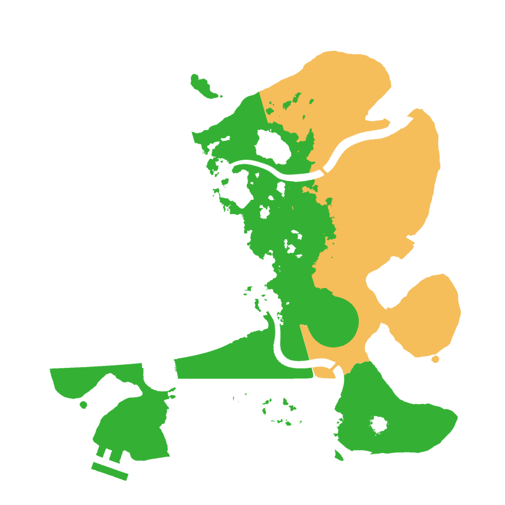 Biome Rust Map: Procedural Map, Size: 2750, Seed: 1279277115