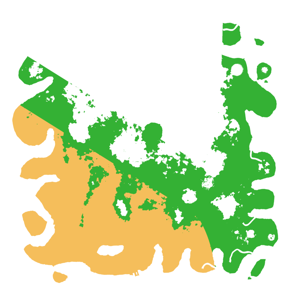 Biome Rust Map: Procedural Map, Size: 4500, Seed: 15341