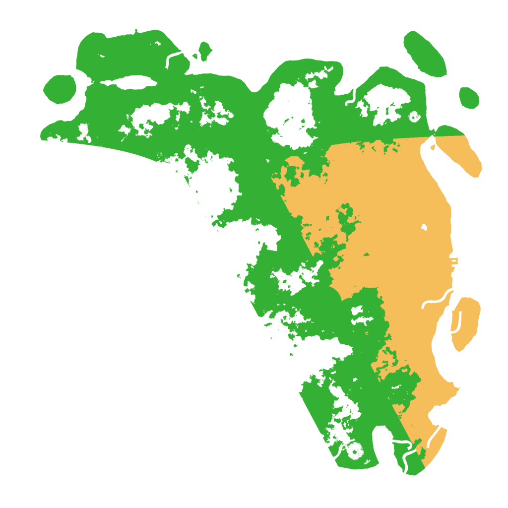Biome Rust Map: Procedural Map, Size: 4750, Seed: 45045